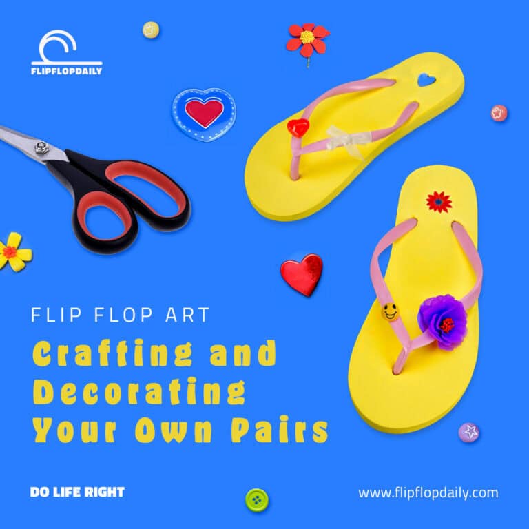 Square Jun12 Blog Flip Flop Art Crafting and Decorating Your Own Pairs