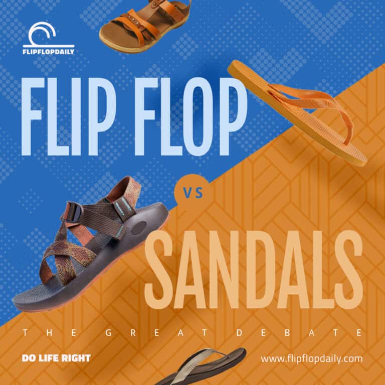 Square Aug21 Flip Flop vs Sandals The Great Debate