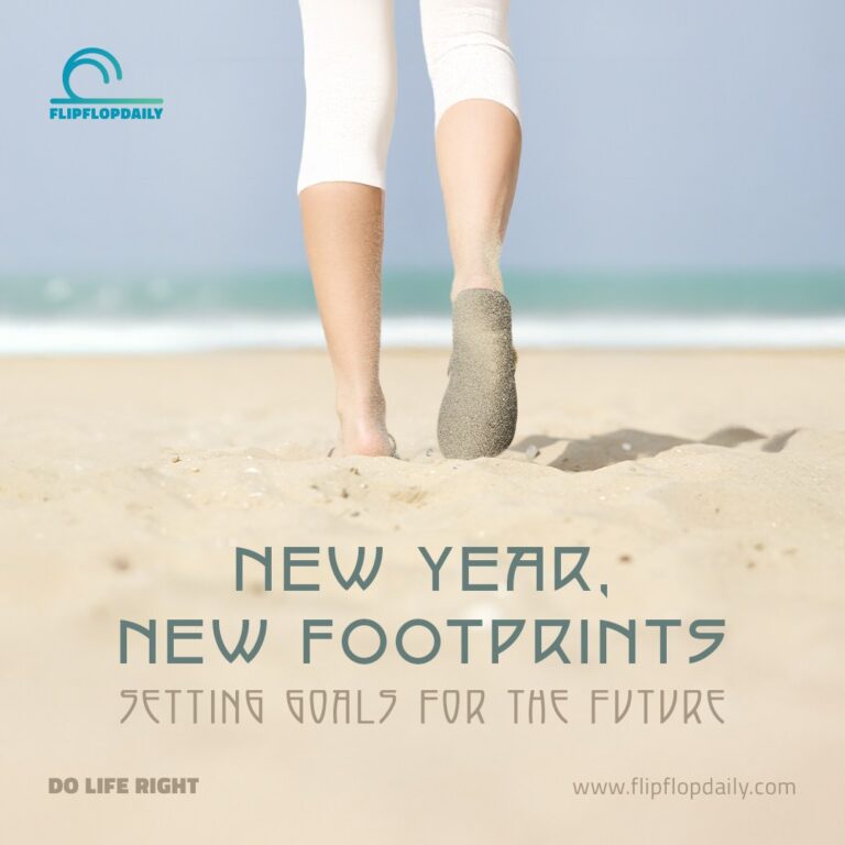 New Year New Footprints Setting Goals for the Future