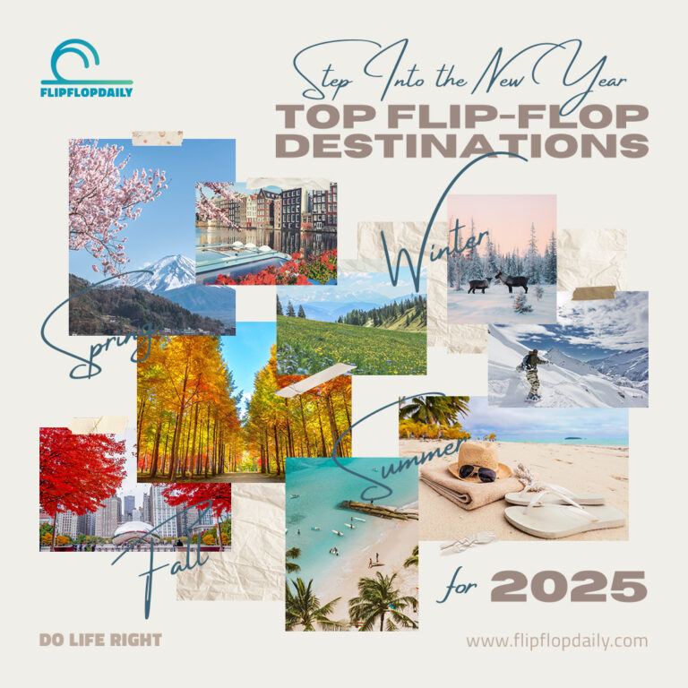 Square Jan1 Step Into the New Year Top Flip Flop Destinations for 2025