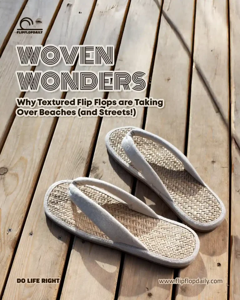 Why Textured Flip Flops Are the Must Have Summer Sandals of 2025