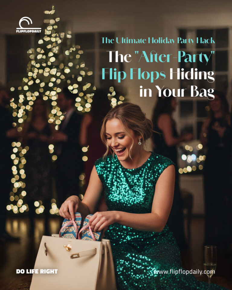 Do Life Right 2 IG Dec10 The Ultimate Holiday Party Hack The After Party Flip Flops Hiding in Your Bag