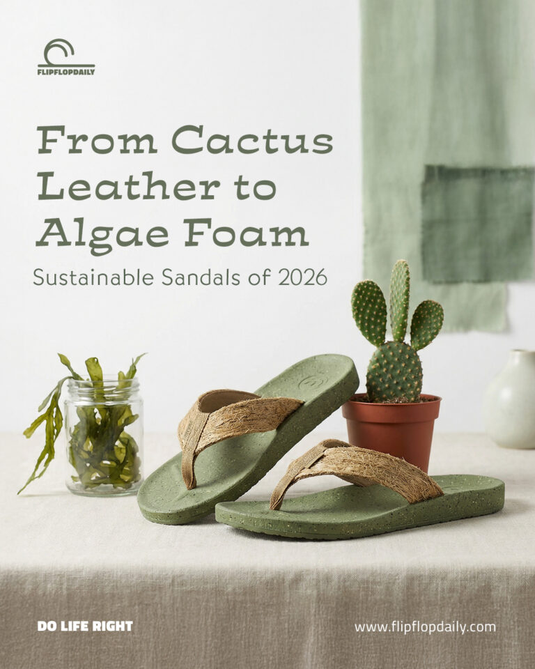 Do Life Right 3 IG Feb25 From Cactus Leather to Algae Foam The Sustainable Sandals of 2026