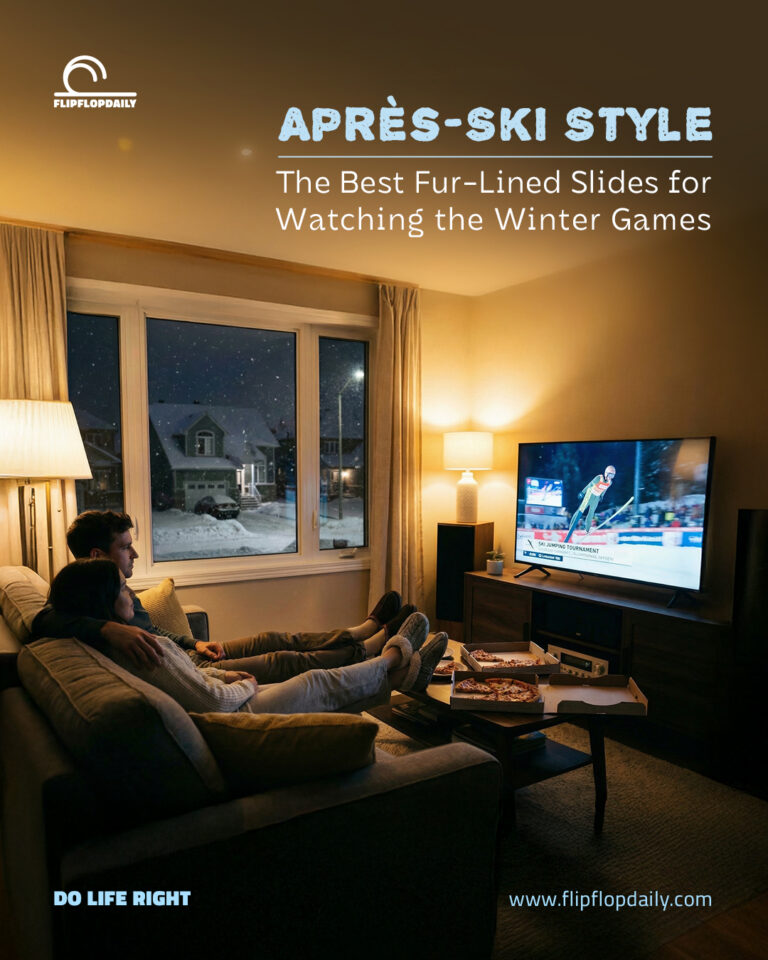 IG Feb4 Apres Ski Style The Best Fur Lined Slides for Watching the Winter Games