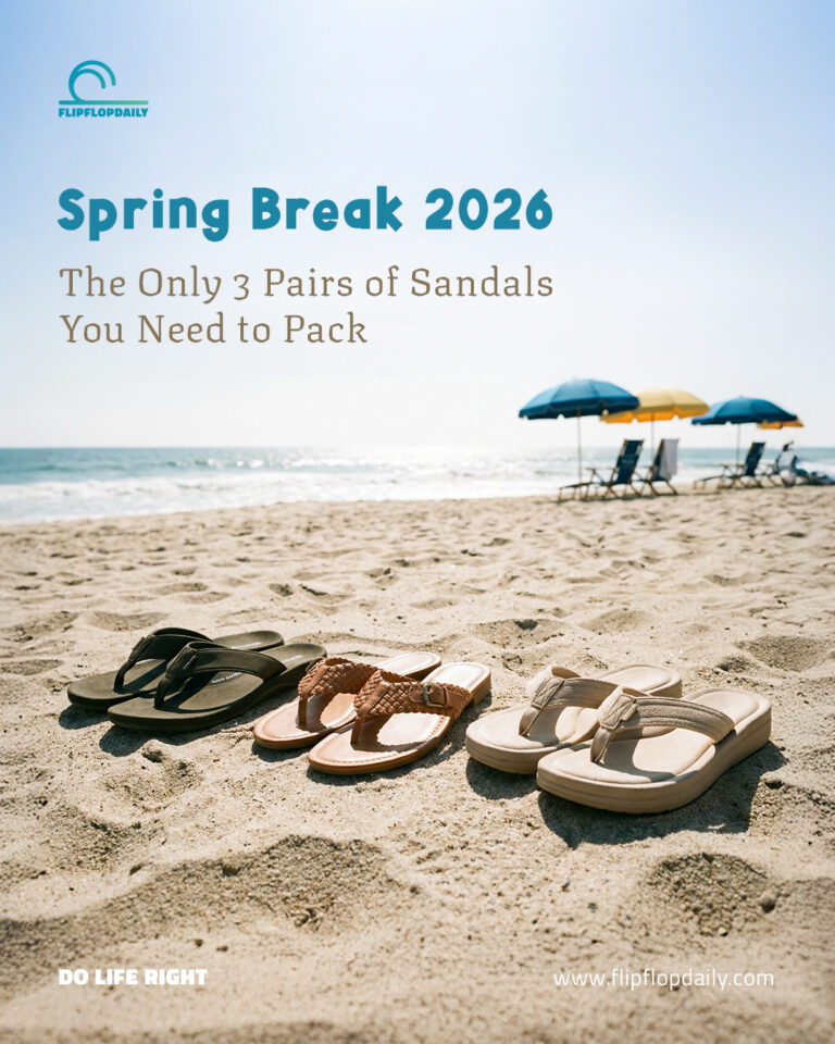Spring Break Shoe Ror Spring Break 2026: The Only 3 Pairs of Sandals You Need to Pack