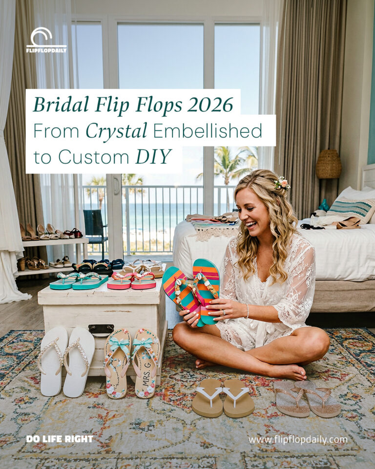 IG Apr8 Bridal Flip Flops 2026 From Crystal Embellished to Custom DIY